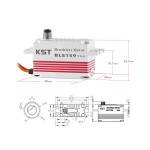 KST BLS159 Low Profile Brushless HV Digital 15Kgf.cm 0.11sec/60degree for RC Car Buggy Digital Servo